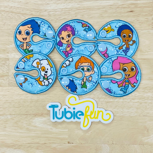 G-Tube Button Pad Cover - Guppies