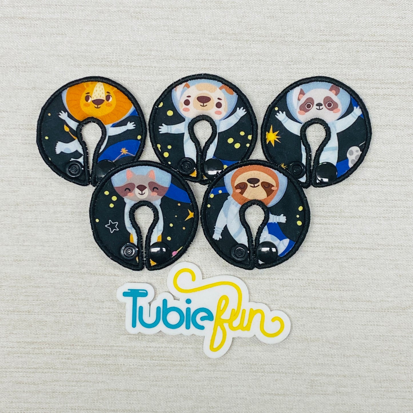 G-Tube Button Pad Cover - Animal Astronauts