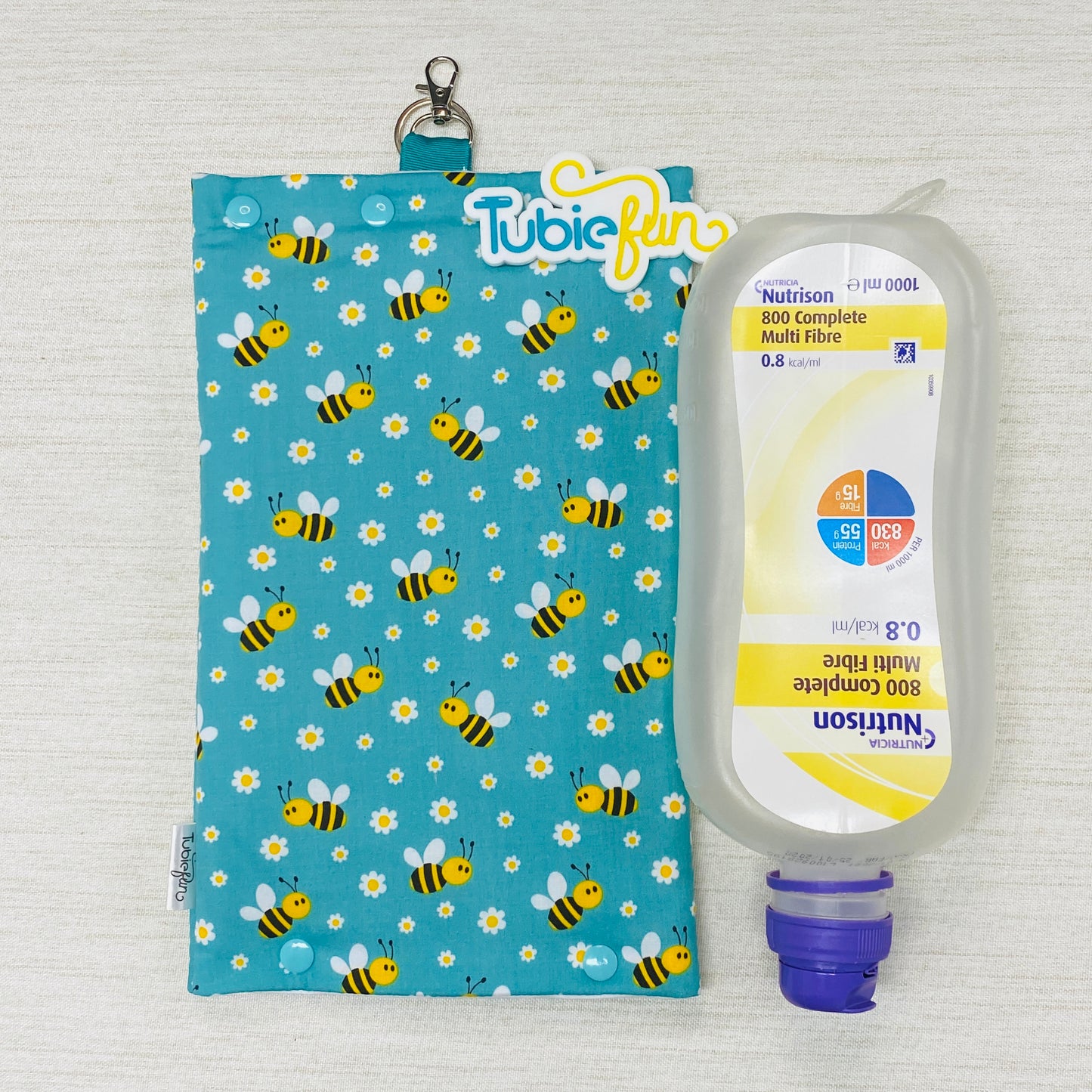 Insulated Milk Bag Suitable for 1L Flocare Bottle - Bees