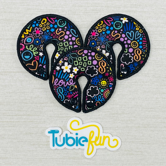 Button Pad Cover Large - Kasey Rainbow Teenage Dream