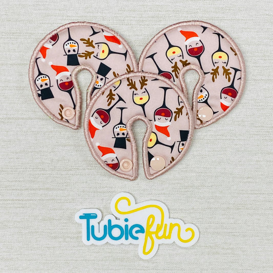 Button Pad Cover Large - Wine Glasses