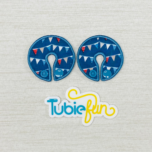 G-Tube Button Pad Cover - Bunting