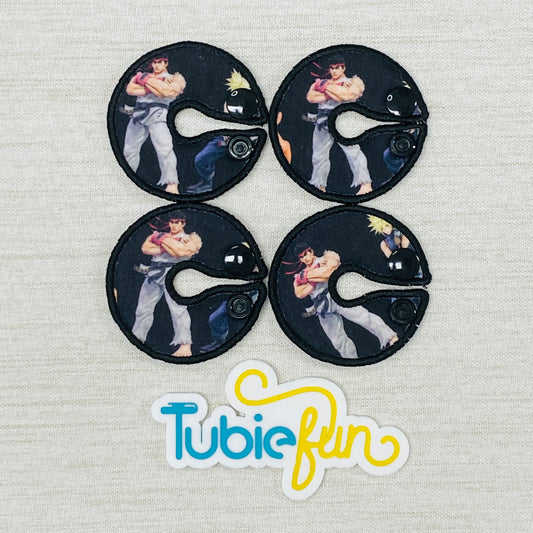 G-Tube Button Pad Cover - Fighter Boy