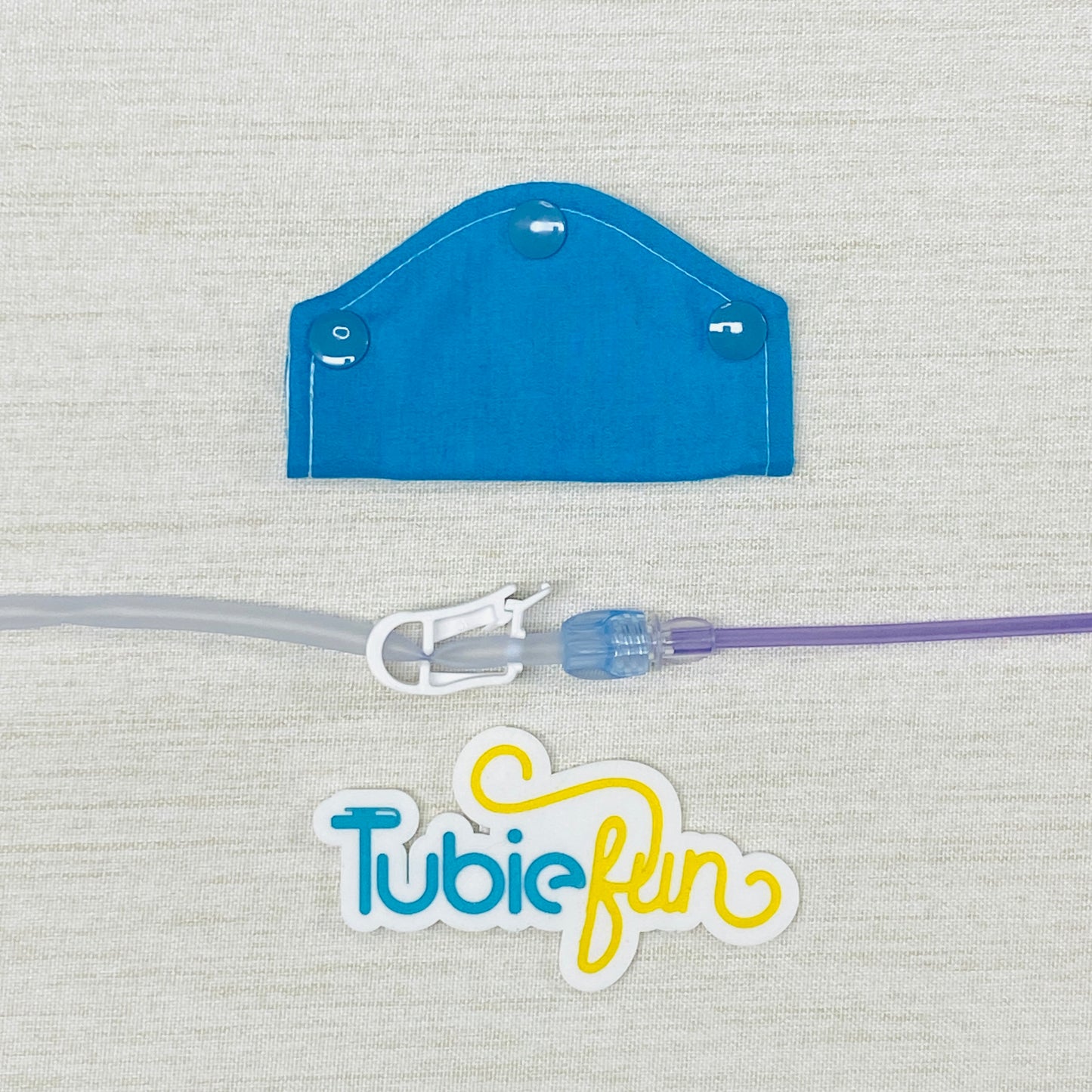 Feeding Tube Mini Connection Cover - Teal