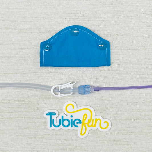 Feeding Tube Mini Connection Cover - Teal