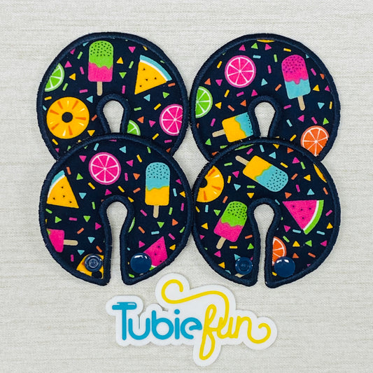 Button Pad Cover Large - Fruits and Iceblocks