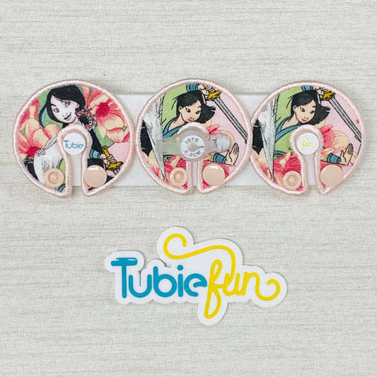 G-Tube Button Pad Cover - Samurai Princess