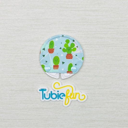 Covered Button Pad - Happy Cactus