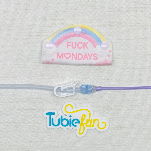 Feeding Tube Mini Connection Cover - Mondays