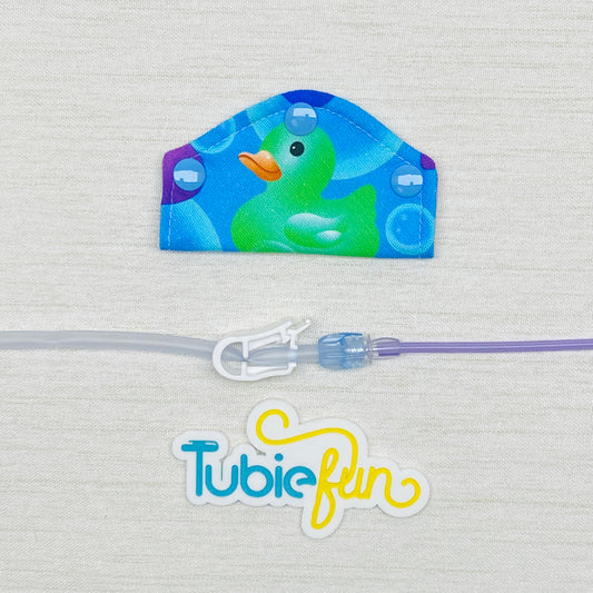 Feeding Tube Mini Connection Cover - Rubber Ducks