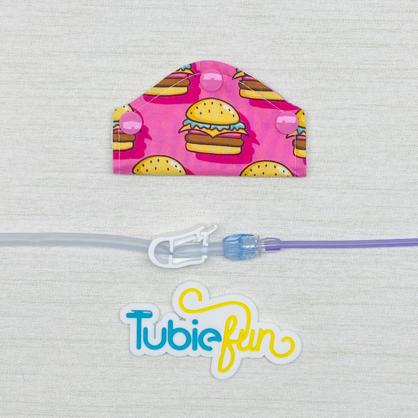 Feeding Tube Mini Connection Cover - Burgers