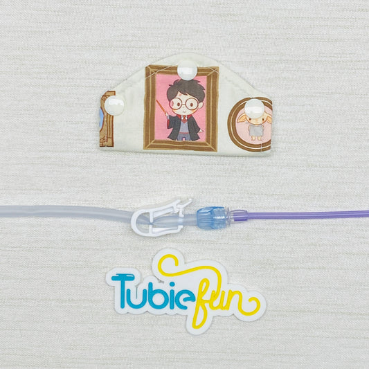 Feeding Tube Mini Connection Cover - Wizard Portraits