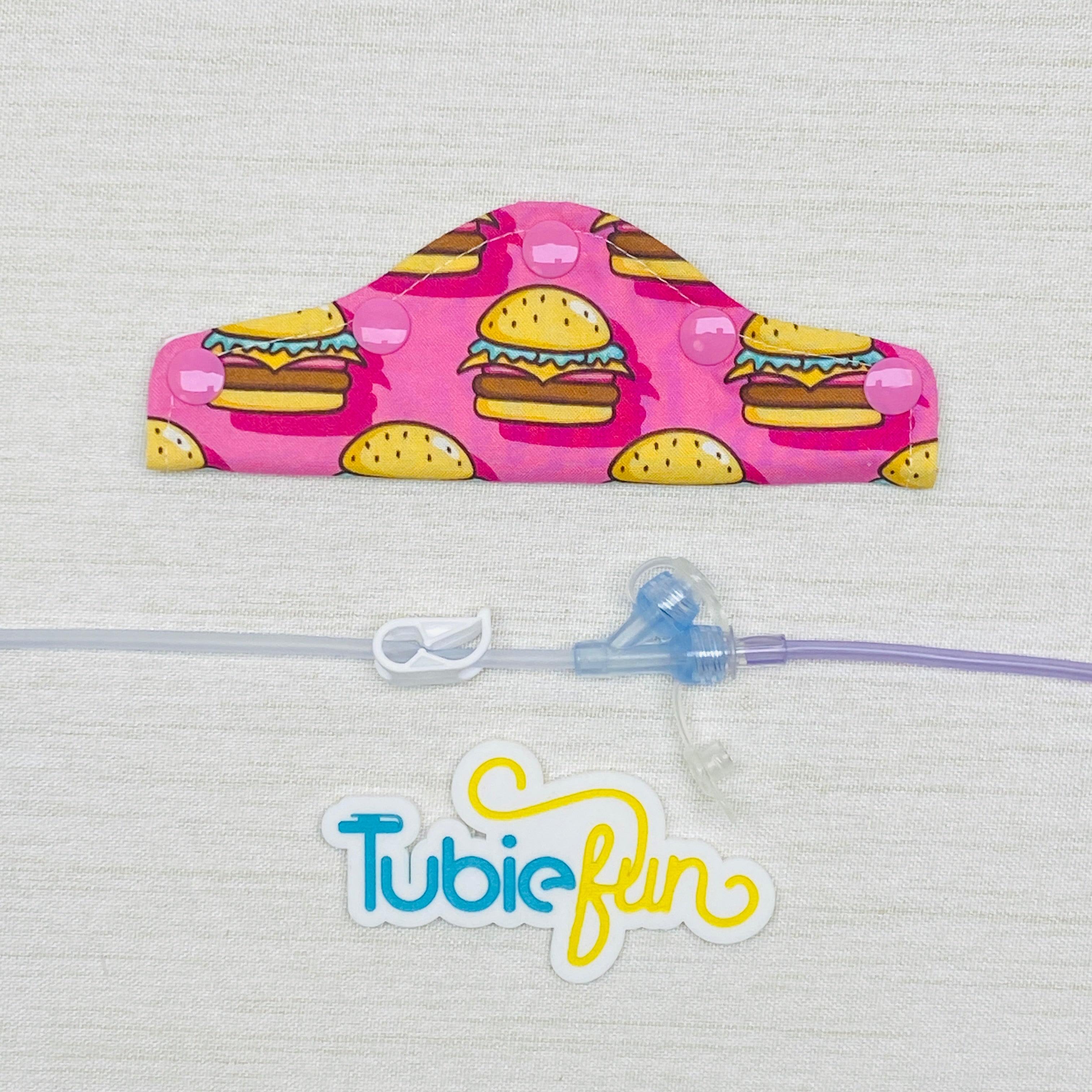 Feeding Tube Connection Cover - Burgers – Tubie Fun