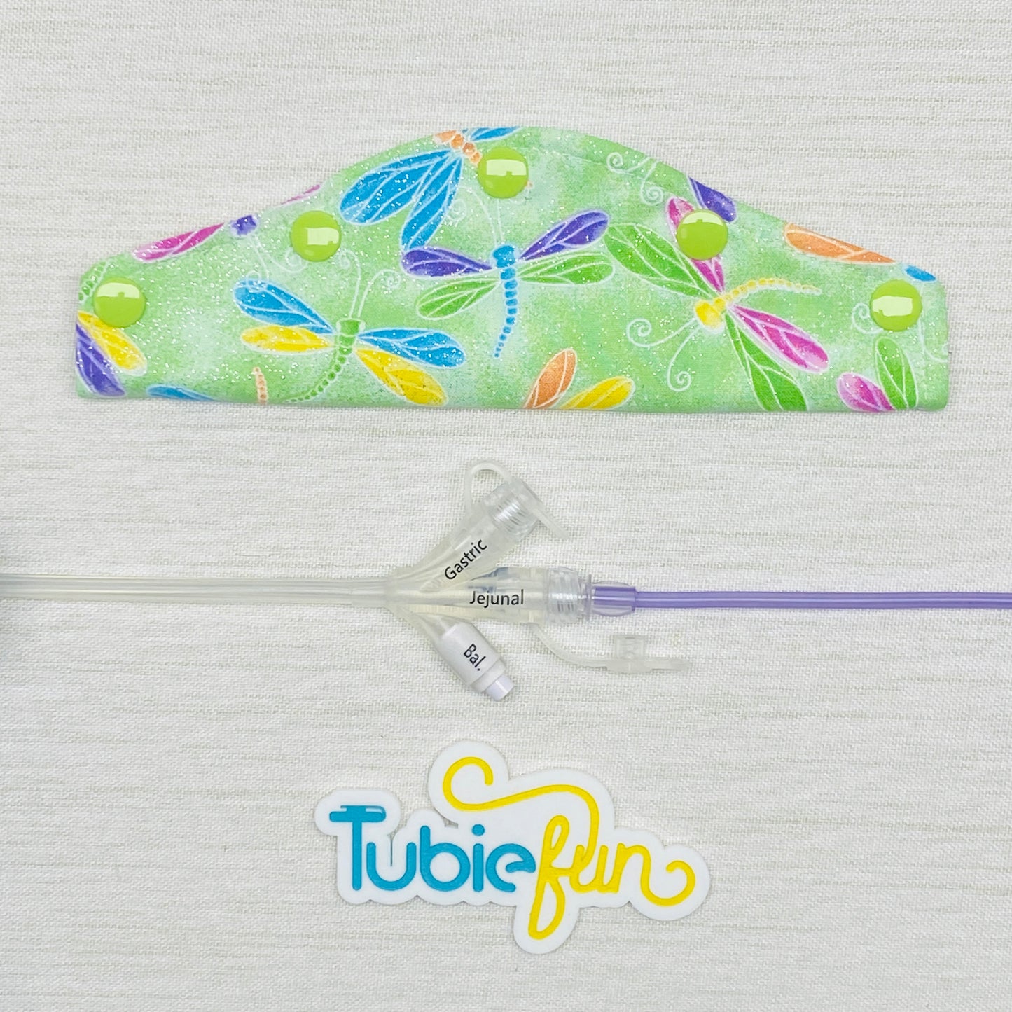 Large Feeding Tube Connection Cover - Dragonflies