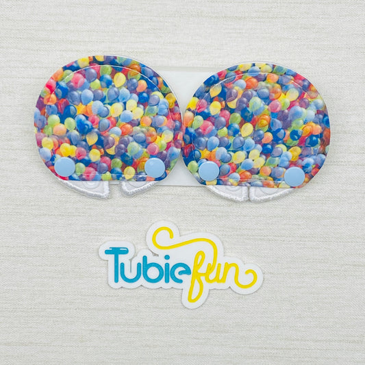 Covered Button Pad - Balloons