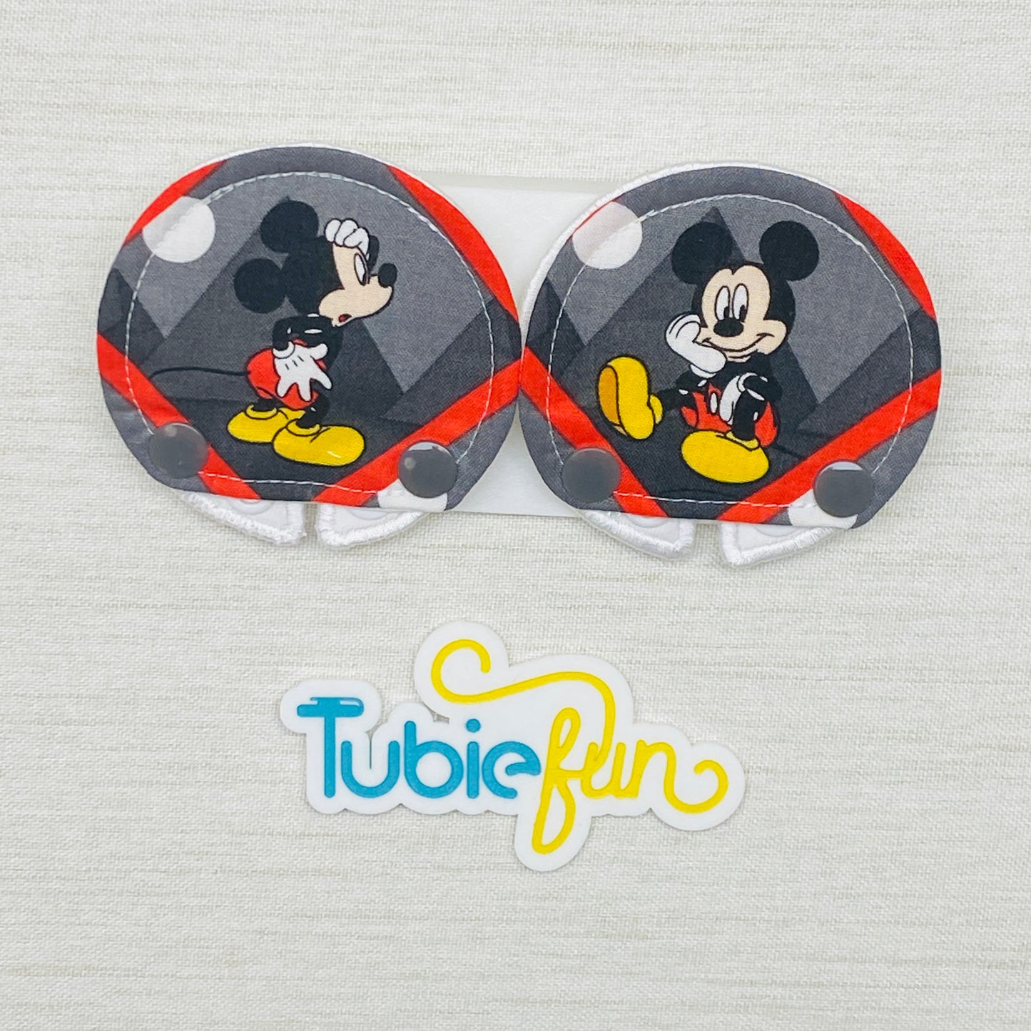 Covered Button Pad - Mouse on Grey