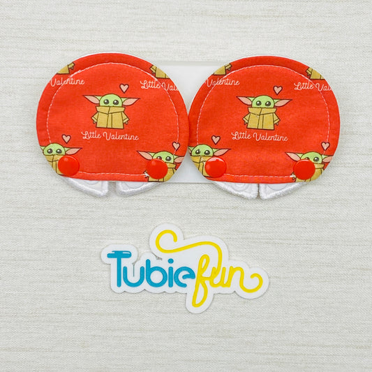 Covered Button Pad - Baby Valentine