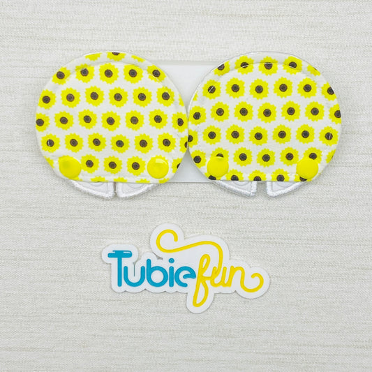 Covered Button Pad - Mini Sunflowers