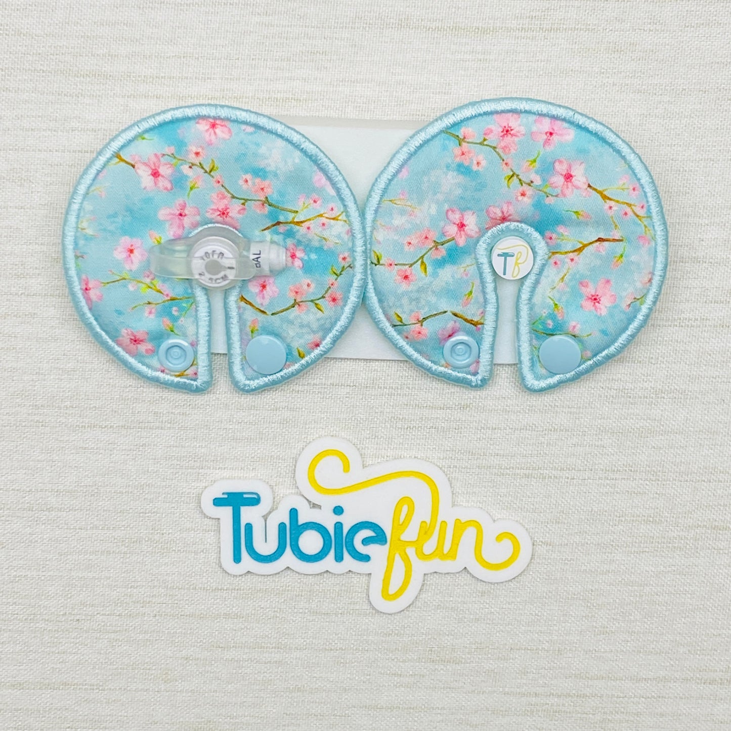 Button Pad Cover Large - Cherry Blossoms