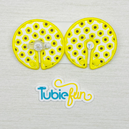 Button Pad Cover Large - Mini Sunflowers