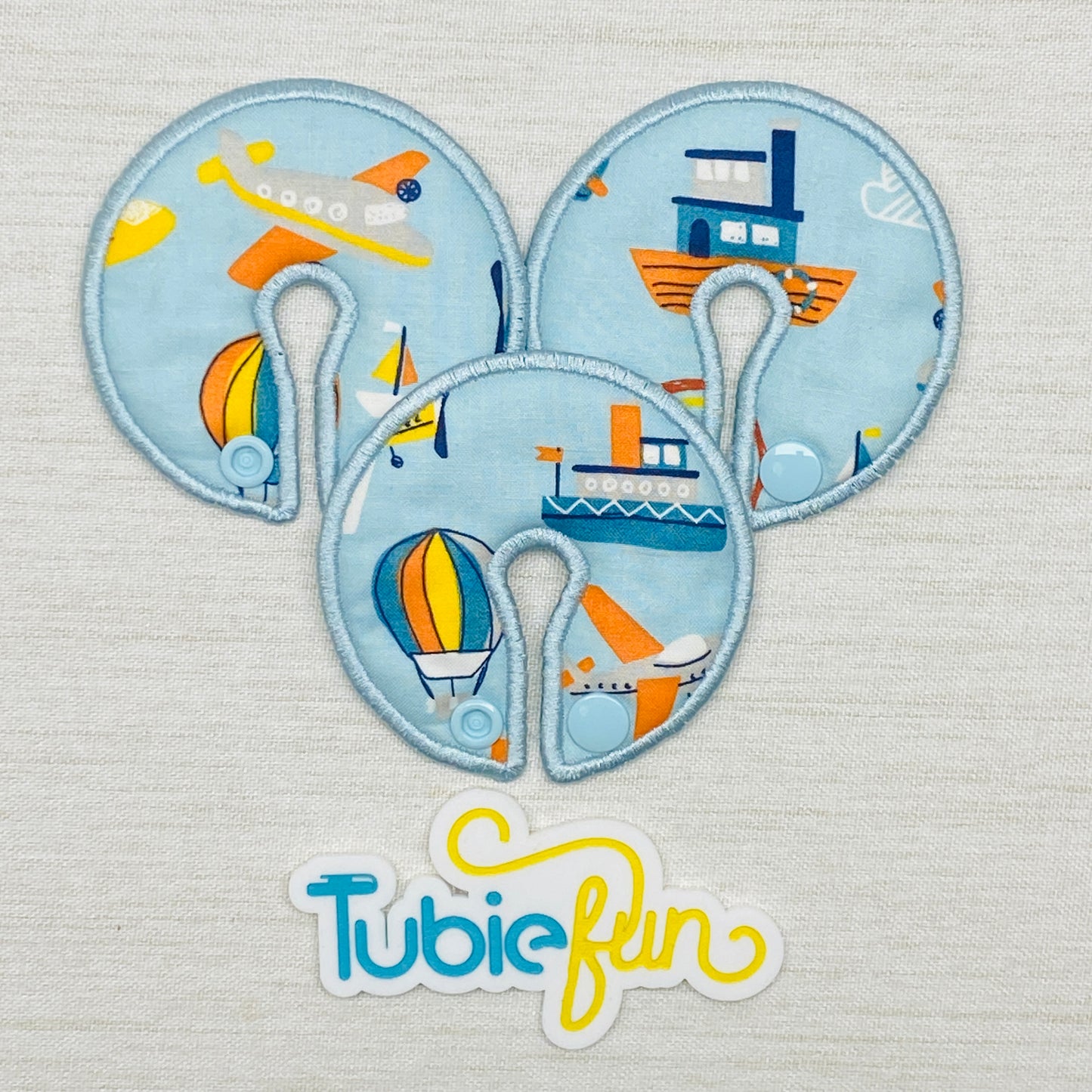 Button Pad Cover Large - Plane and Boats