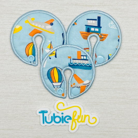 Button Pad Cover Large - Plane and Boats