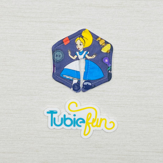 Hexagon G-Tube Button Pad Cover - Wonderland