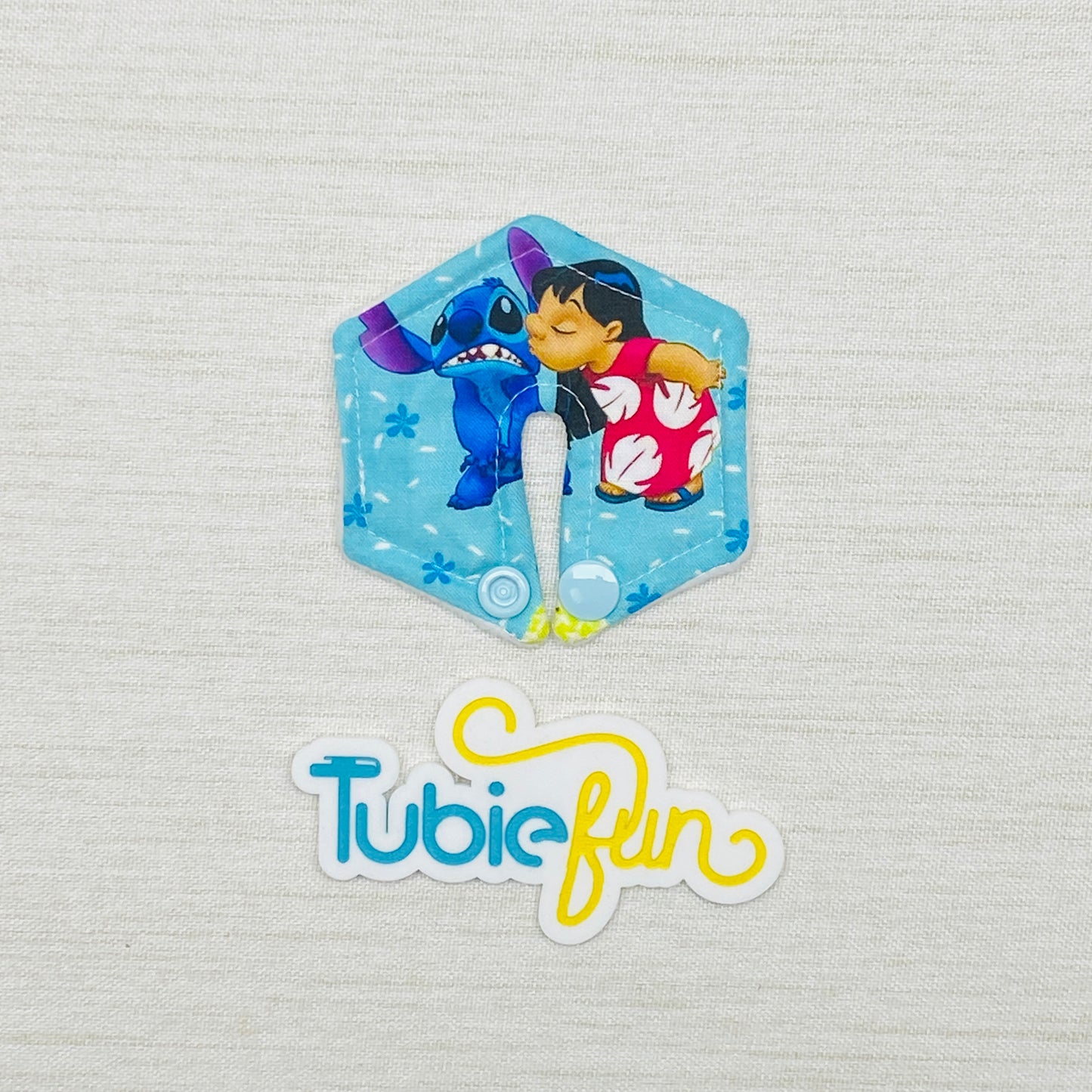 Hexagon G-Tube Button Pad Cover - Ohana