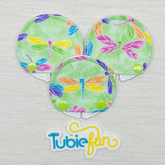 Covered Button Pad - Dragonflies