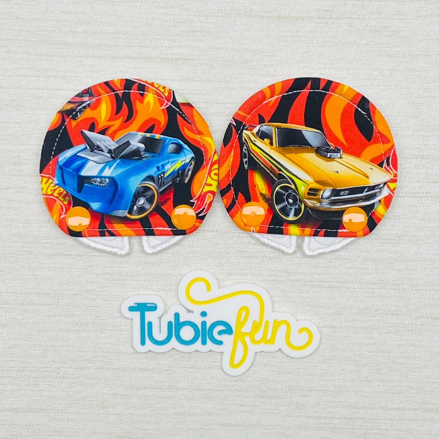 Covered Button Pad - Cars