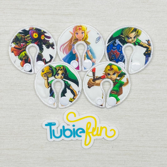 G-Tube Button Pad Cover - Linc and Friends