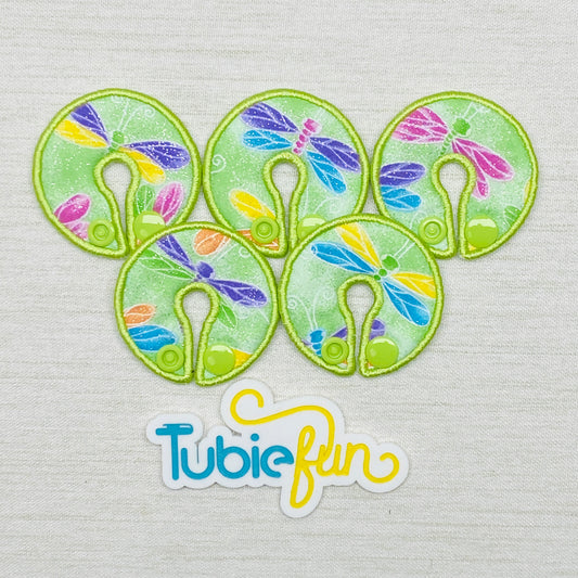 G-Tube Button Pad Cover - Dragonflies