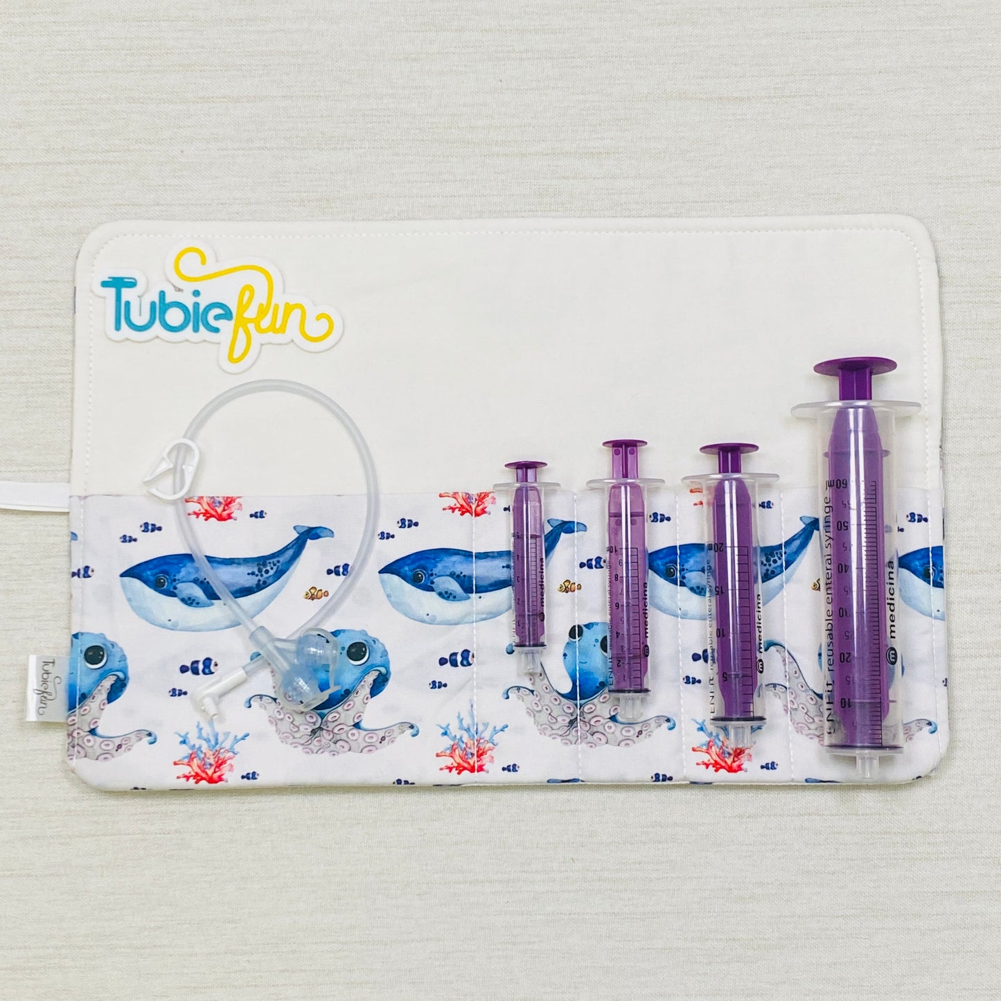 Syringe Roll - Whales and Octopus 1