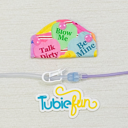 Feeding Tube Mini Connection Cover - Lolly Words