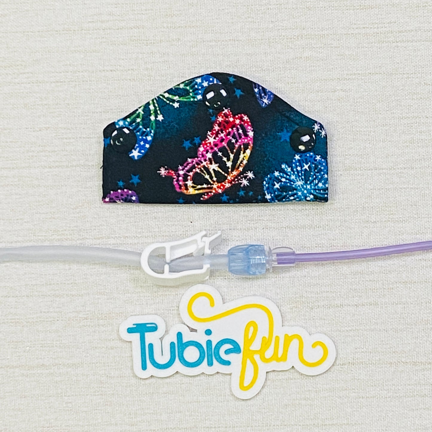 Feeding Tube Mini Connection Cover - Butterfly