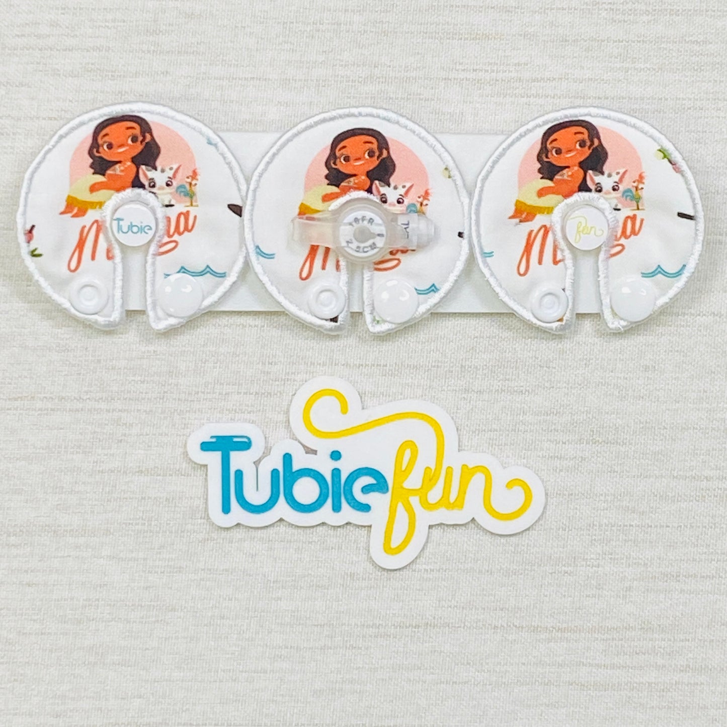G-Tube Button Pad Cover - Island Princess