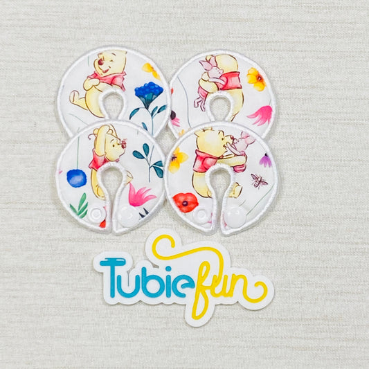 G-Tube Button Pad Cover - Bear and Friends