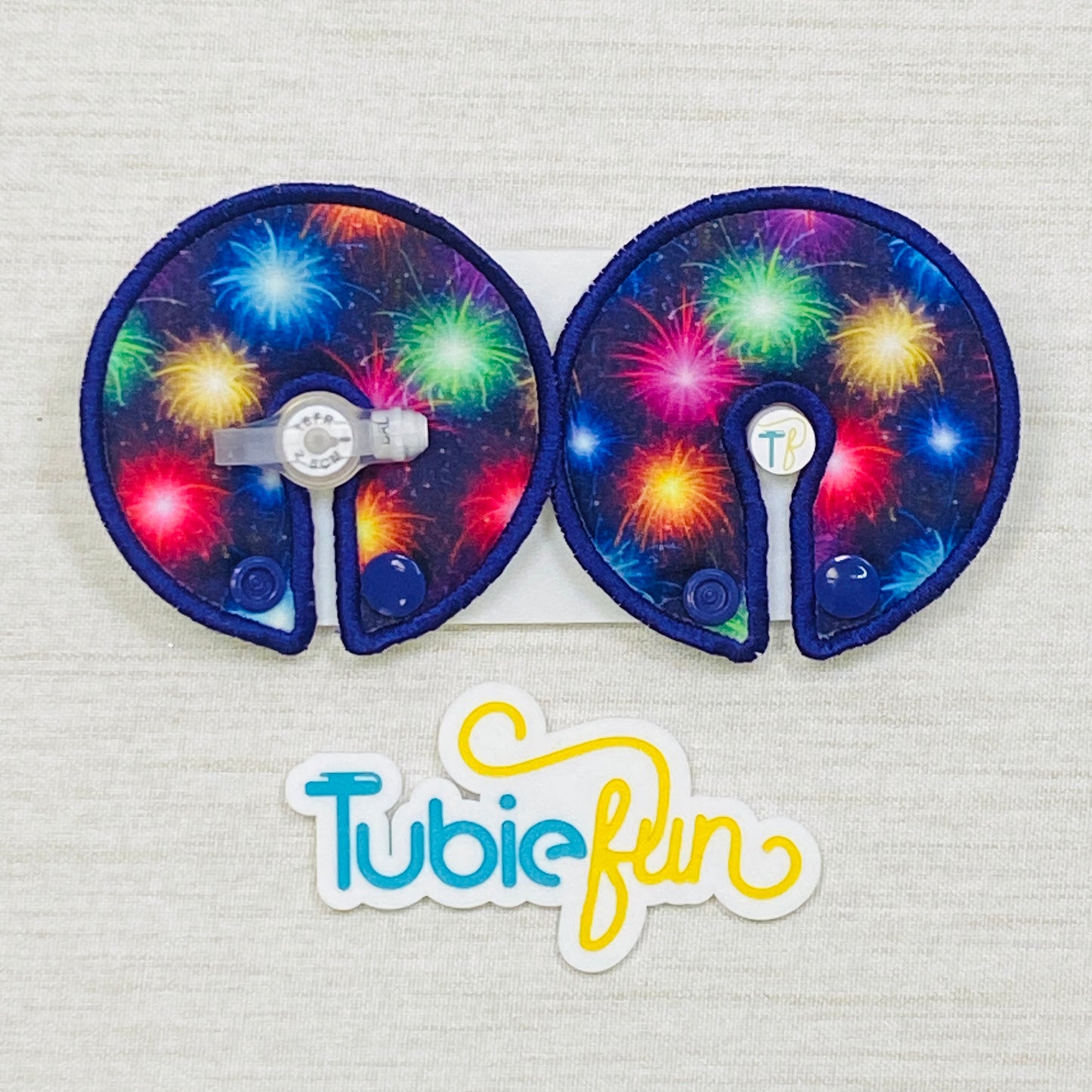 Button Pad Cover Large - Fireworks