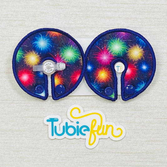 Button Pad Cover Large - Fireworks