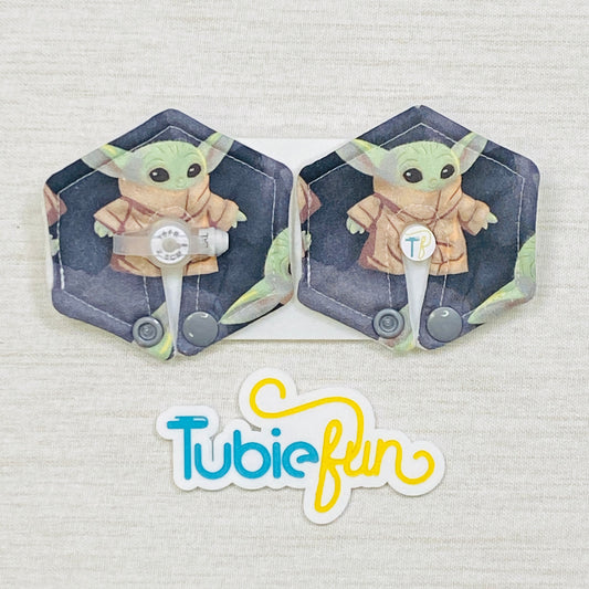 Hexagon G-Tube Button Pad Cover - Baby Alien