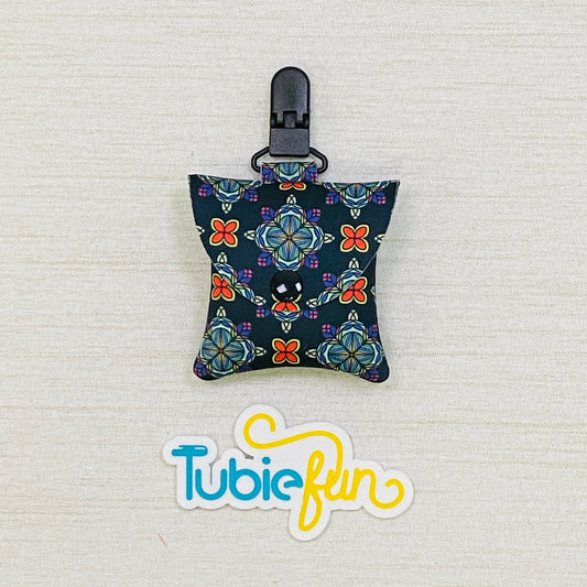 Neoprene Tubing Pouch - Mosaic on Black