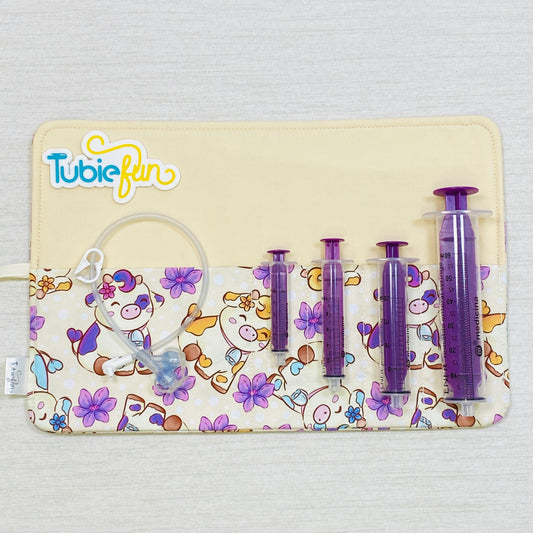Syringe Roll - Cows and Flowers