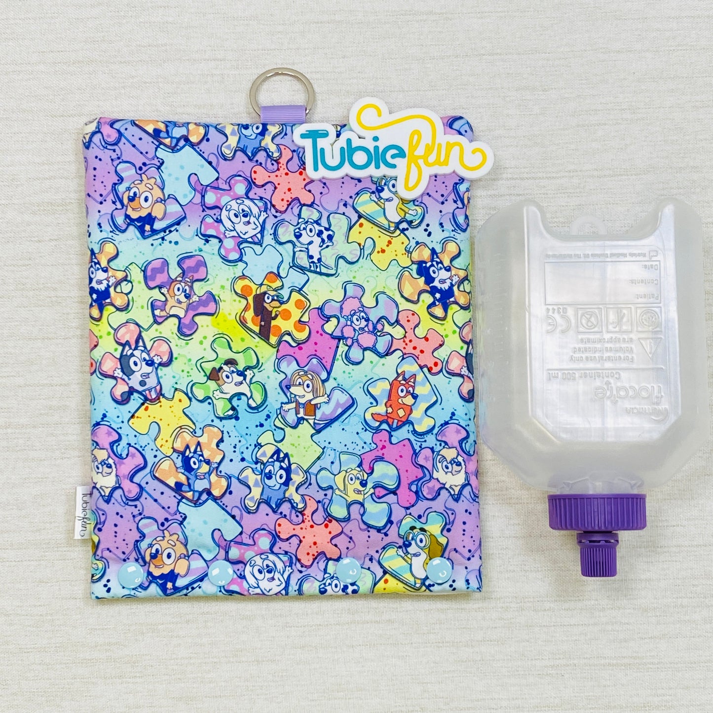 Insulated Milk Bag Suitable for 500ml Flocare Bottle in - Puzzle Heeler