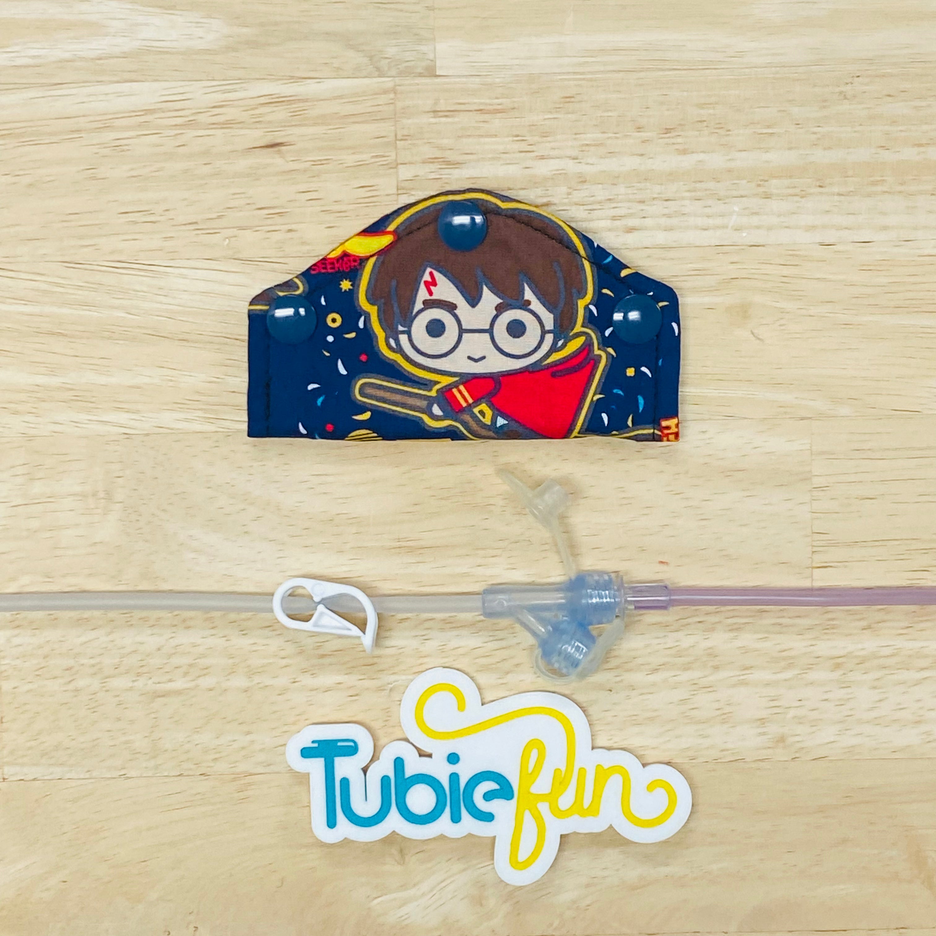 Feeding Tube Mini Connection Cover - Wizard Boy – Tubie Fun