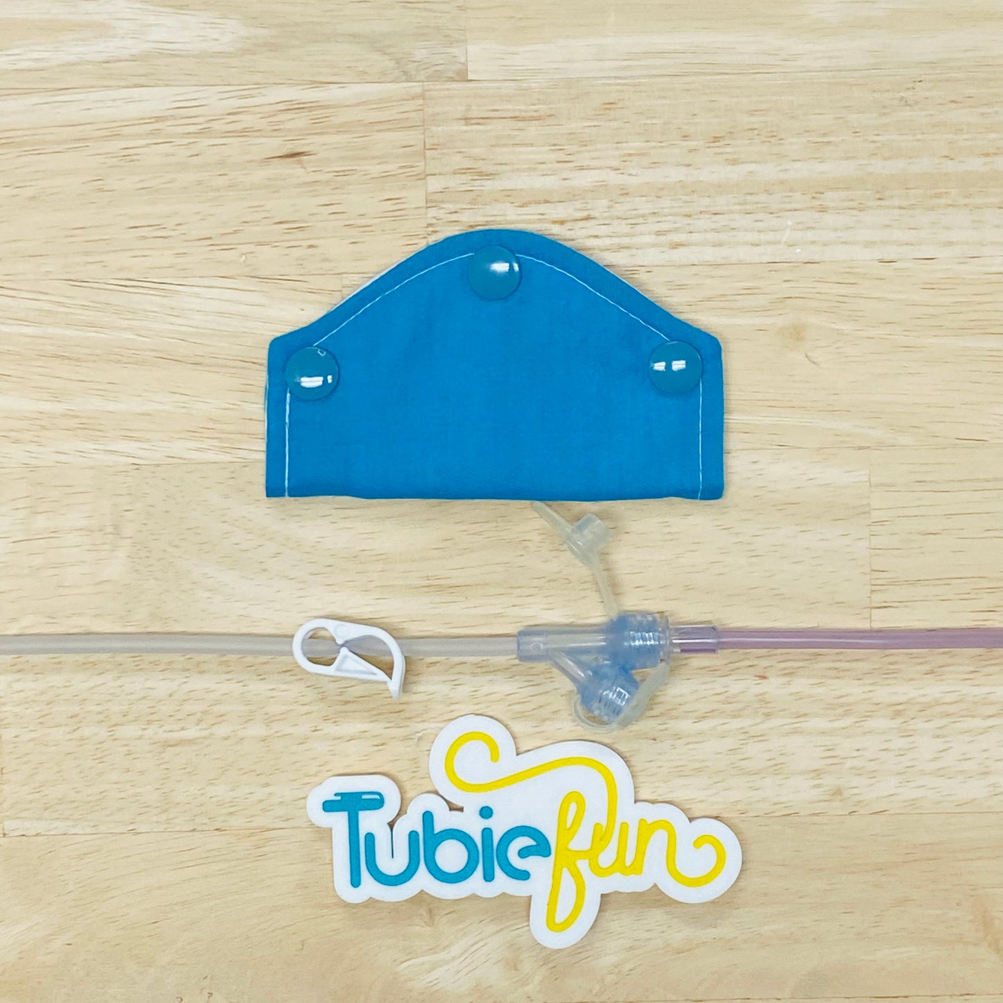 Feeding Tube Mini Connection Cover - Blue