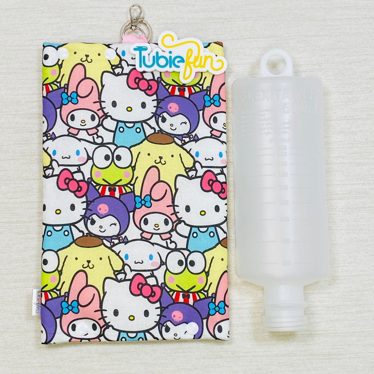 Insulated Milk Bag Suitable for 1L Flocare and 500ml Flexitaners - Kitty and Friends