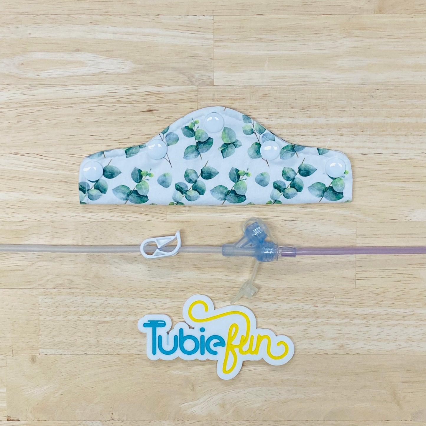 Feeding Tube Connection Cover - Olive Leaf