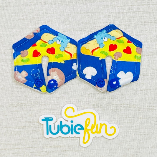 Hexagon G-Tube Button Pad Cover - Hungry Bears