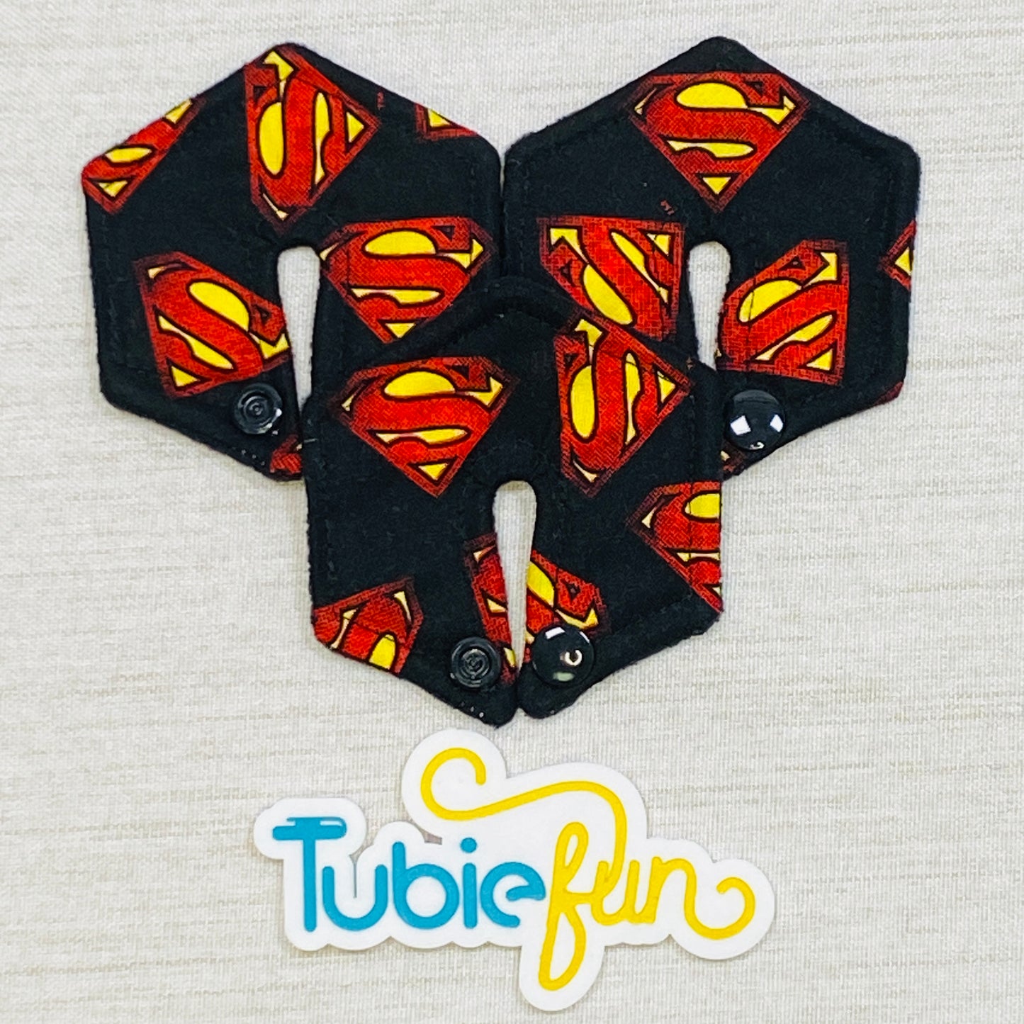 Hexagon G-Tube Button Pad Cover - Super Symbols