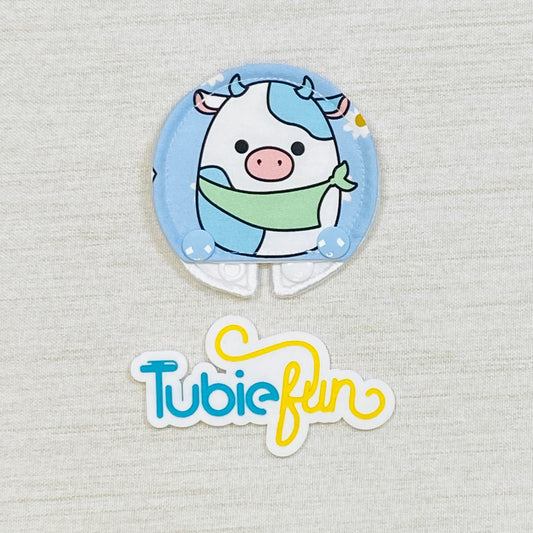 Covered Button Pad - Squishy Cow